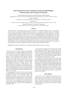 The Yedoma Suite of the Northeastern Siberian Shelf Region: Characteristics and Concept of Formation