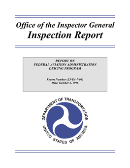 Inspection Report