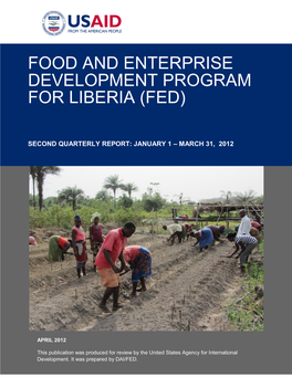 Food and Enterprise Development Program for Liberia (Fed)