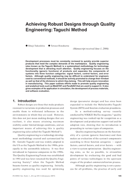 Taguchi Method