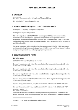 New Zealand Datasheet