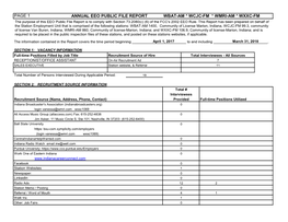 Annual Eeo Public File Report Wbat-Am * Wcjc-Fm * Wmri-Am