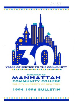 I<St BOROUGH of MANHATTAN COMMUNITY COLLEGE