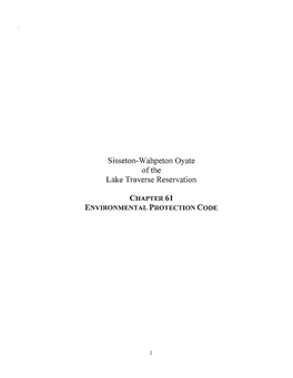 Sisseton-Wahpeton Oyate of the Lake Traverse Reservation