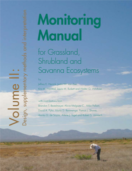 Monitoring Manual for Grassland, Shrubland and Savanna Ecosystems