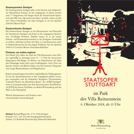 Staatsoper Stuttgart Im Park.Indd