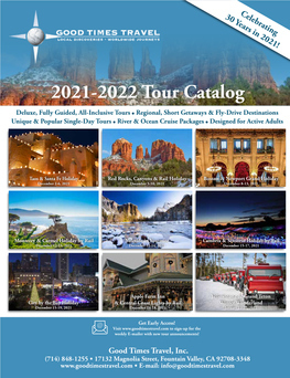 2021-2022 Tour & Cruise Catalog