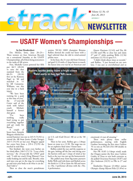— USATF Women's Championships —
