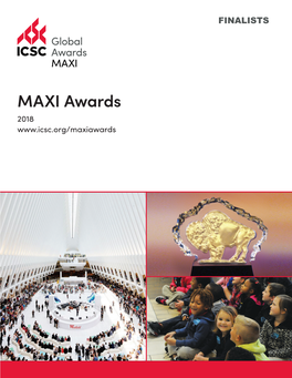 MAXI Awards 2018 2018 MAXI AWARDS FINALISTS