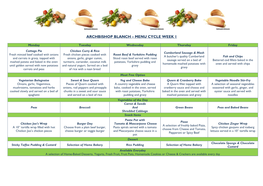 Menu Cycle Week 1