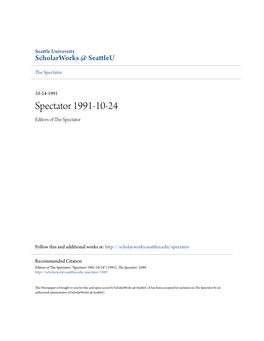 Spectator 1991-10-24 Editors of the Ps Ectator
