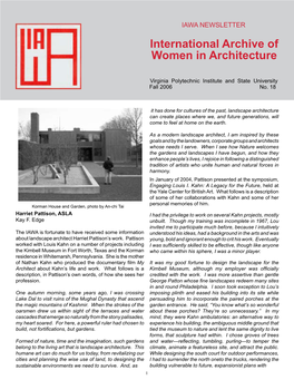 International Archive of Women in Architecture
