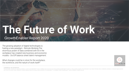 The Future of Work Growthenabler Report 2020