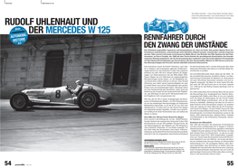 Rudolf Uhlenhaut Und Der Mercedes W