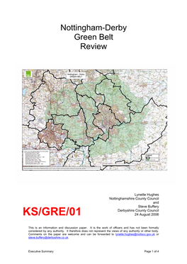 Nottingham-Derby Green Belt Review