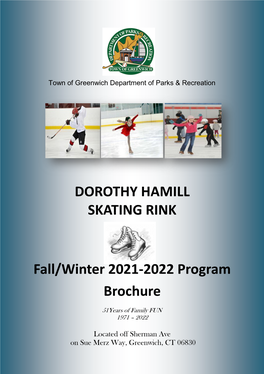 DOROTHY HAMILL SKATING RINK Fall/Winter 2020-2021 Program Brochure