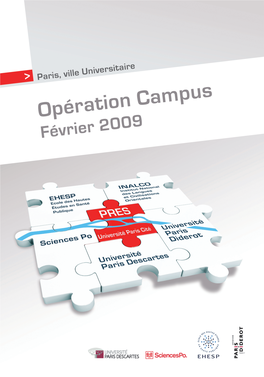 Février 2009 PROJET « UNIVERSITE PARIS CITE »