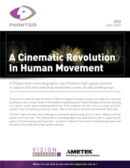 A Cinematic Revolution in Human Movement