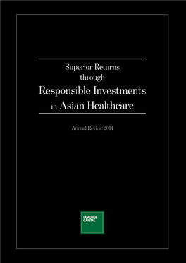 Responsible Investments in Asian Healthcare