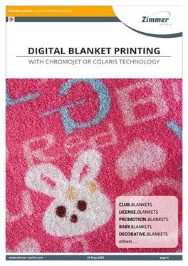 Digital Blanket Printing