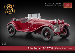 Alfa Romeo 6C 1750 - Gran Sport 1930 Alfa Romeo 6C 1750 - Gran Sport