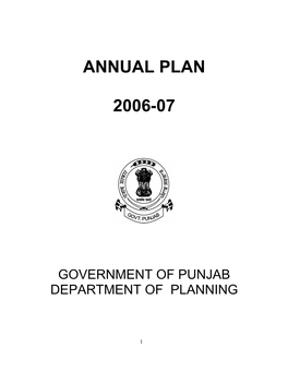 Annual Plan 2006-07