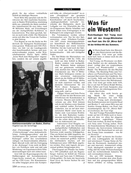 Was Für Ein Western!