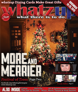 NOVEMBER 19-25, 2015 ------Cover Story • Festival of Trees