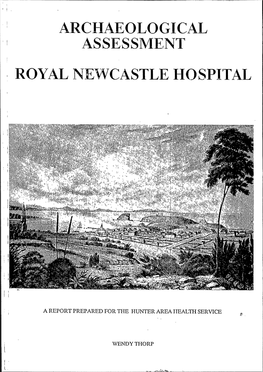 Archaeological Assessment: Royal Newcastle Hospital