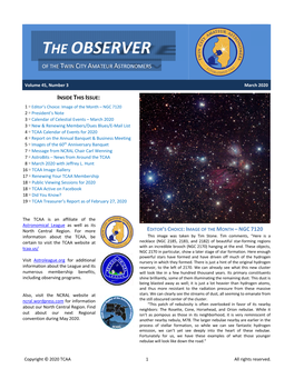 March 2020 OBSERVER