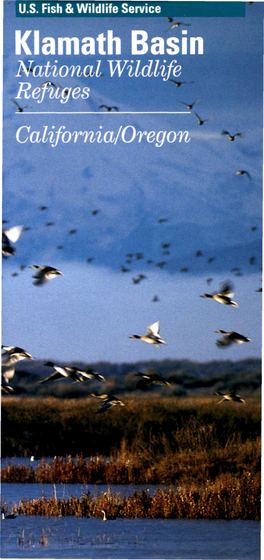 Klamath Basin National Wildlife Refuges California/Oregon Welcome