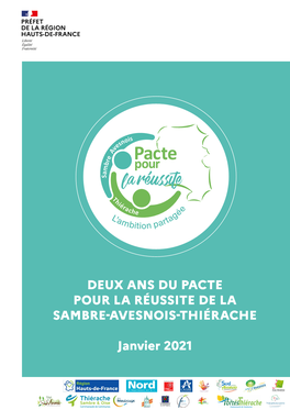 Deux Ans Du Pacte Pour La Réussite De La Sambre-Avesnois-Thiérache