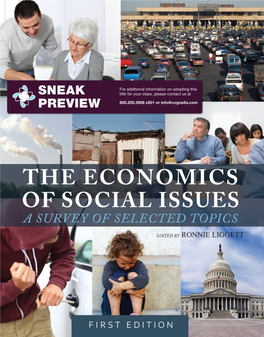 The ECONOMICS of SOCIAL ISSUES a Survey of Selected Topics