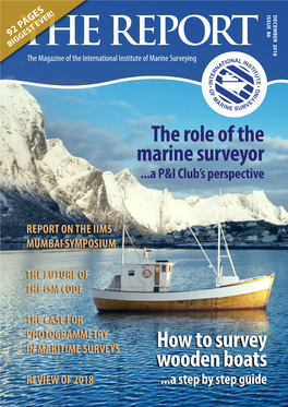 The Role of the Marine Surveyor How to Survey