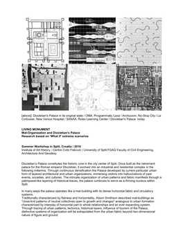 Diocletian's Palace in Its Original State / OMA, Programmatic Lava