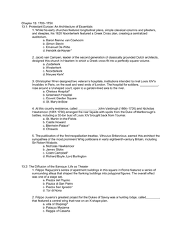 Chapter 13: 1700–1750 13.1: Protestant Europe: an Architecture of Essentials 1