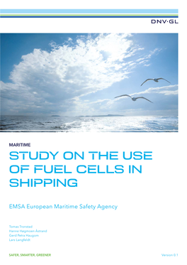 Study on the Use of Fuel Cells in Shipping DNV GL 1