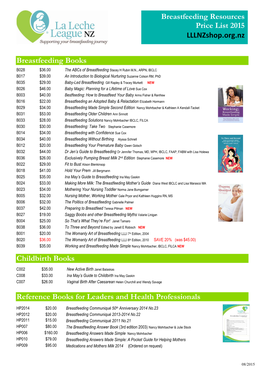 GL003 Price List August 2015 Final.Pdf