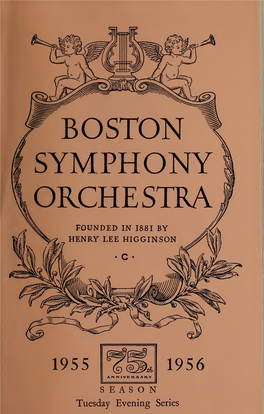 Boston Symphony Orchestra Concert Programs, Season 75, 1955-1956