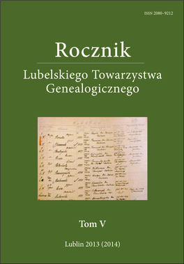 Rocznik Lubelskiego Towarzystwa Genealogicznego