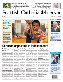 Christian Opposition to Independence