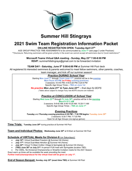 Summer Hill Stingrays