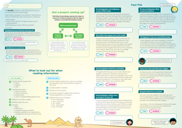 What to Look out for When Reading Information Fact File Got a Project