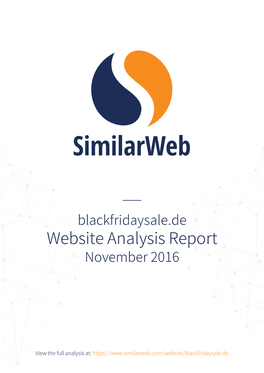 Blackfridaysale.De Analytics