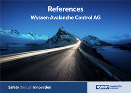 References Wyssen Avalanche Control AG