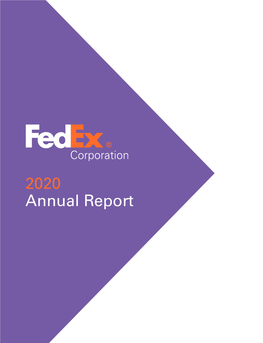 Fedex's 2020 Annual Report