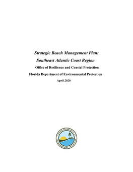 Strategic Beach Managment Plan