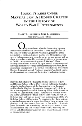Under Martial Law: a Hidden Chapter in the History of World War Ii Internments