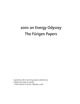 Buch Energy Odyssey