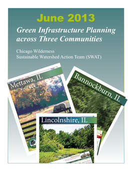 June 2013 Green Infrastructure Planning Across Three Communities